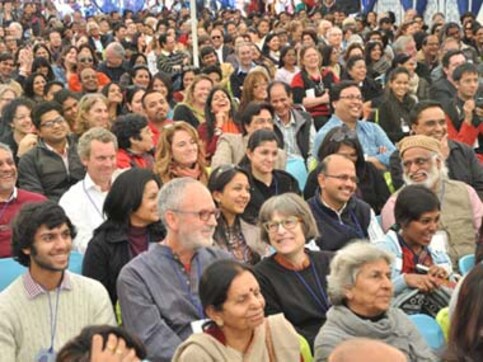 Jaipur Lit fest Live: Javed Akhtar, Kancha Illaiah have a spat over God Jaipur Lit fest Live: Javed Akhtar, Kancha Illaiah have a spat over God