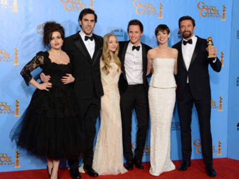 Les Miserables gets best musical or comedy Golden Globe Les Miserables gets best musical or comedy Golden Globe