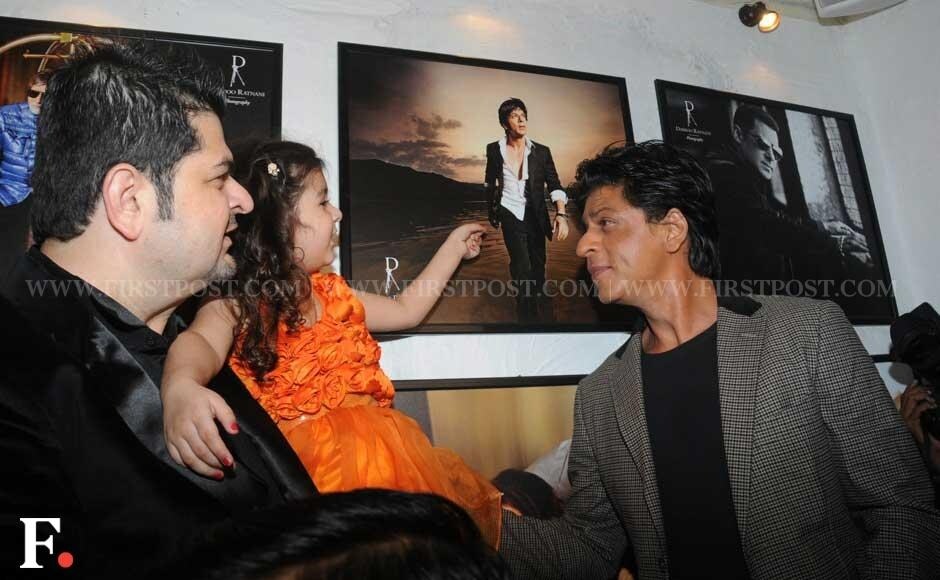 Dabboo Ratnani with daughter Myrah and Shah Rukh Khan. Sachin Gokhale/Firstpost Dabboo Ratnani with daughter Myrah and Shah Rukh Khan. Sachin Gokhale/Firstpost