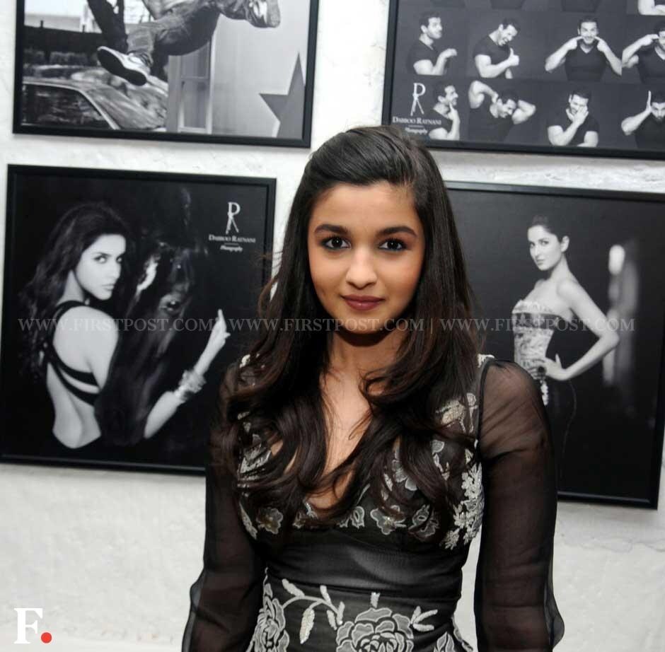 Alia Bhatt at photographer Dabboo Ratnani's annual calendar launch. Sachin Gokhale/Firstpost Alia Bhatt at photographer Dabboo Ratnani's annual calendar launch. Sachin Gokhale/Firstpost