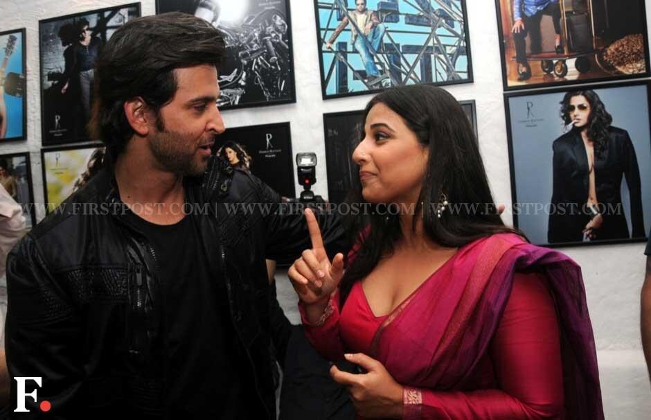 Hrithik Roshan and Vidya Balan at photographer Dabboo Ratnani's annual calendar launch. Sachin Gokhale/Firstpost Hrithik Roshan and Vidya Balan at photographer Dabboo Ratnani's annual calendar launch. Sachin Gokhale/Firstpost