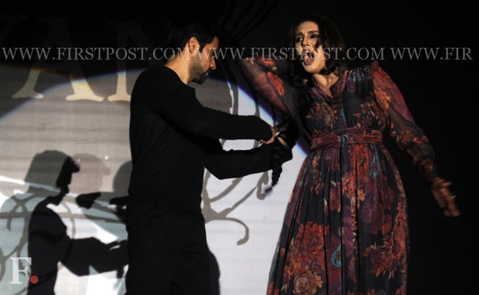 Emraan Hashmi and Huma Qureshi during an act at Film City, Mumbai. Sachin Gokhale/Firstpost Emraan Hashmi and Huma Qureshi during an act at Film City, Mumbai. Sachin Gokhale/Firstpost