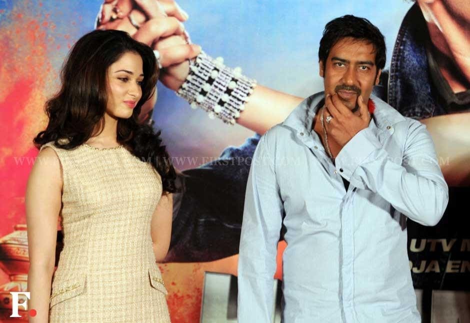 Tamil actress Tamannaah and Ajay Devgn. Sachin Gokhale/Firstpost Tamil actress Tamannaah and Ajay Devgn. Sachin Gokhale/Firstpost