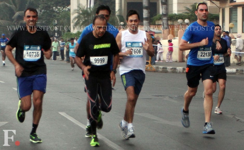 Industrialist Anil Ambani runs the Mumbai Marathon. Sachin Gokhale/Firstpost Industrialist Anil Ambani runs the Mumbai Marathon. Sachin Gokhale/Firstpost