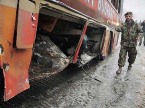 Seven wounded as suicide bomber attacks Afghan army bus Seven wounded as suicide bomber attacks Afghan army bus