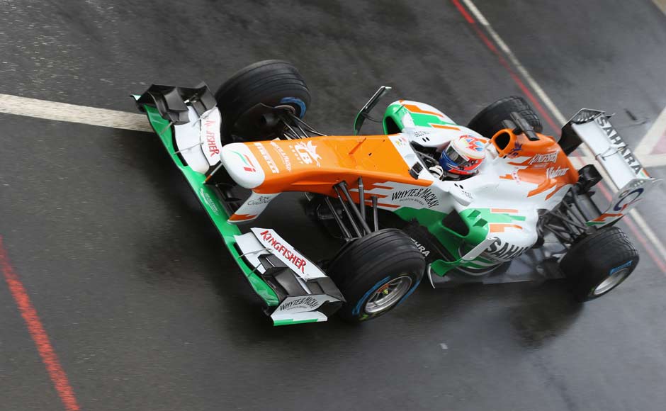 The Mercedes-powered VJM06 — as per the regulation change this year, they have incorporated a fairing on top of the nose to cover the ‘step’. While this hasn’t really affected the car’s performance, the flow over the chassis is now improved. Getty Images The Mercedes-powered VJM06 — as per the regulation change this year, they have incorporated a fairing on top of the nose to cover the ‘step’. While this hasn’t really affected the car’s performance, the flow over the chassis is now improved. Getty Images