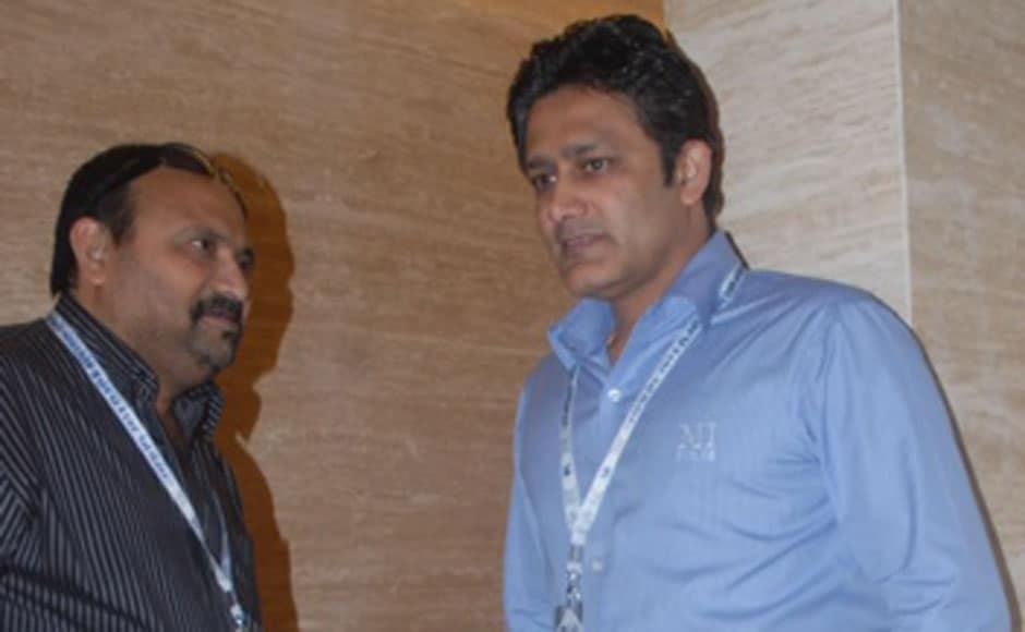 Anil Kumble at the IPL auctions. Firstpost Anil Kumble at the IPL auctions. Firstpost