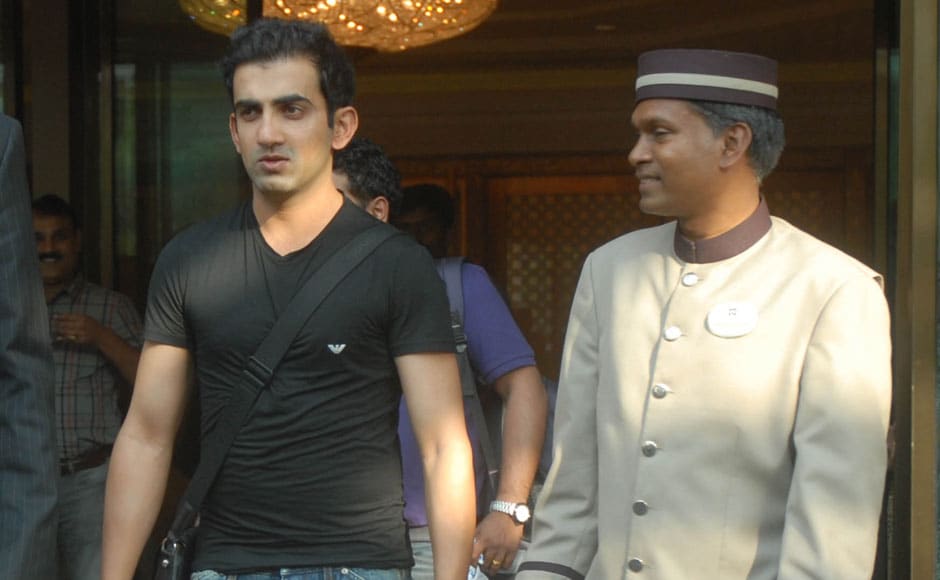Kolkata Knight Riders captain Gautam Gambhir leaves the venue of the auction on Sunday. Firstpost Kolkata Knight Riders captain Gautam Gambhir leaves the venue of the auction on Sunday. Firstpost