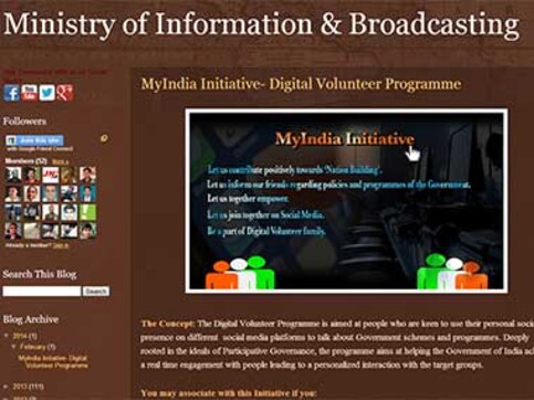 Is this a job you want? I&B min is looking for 'Digital volunteers' Is this a job you want? I&B min is looking for 'Digital volunteers'