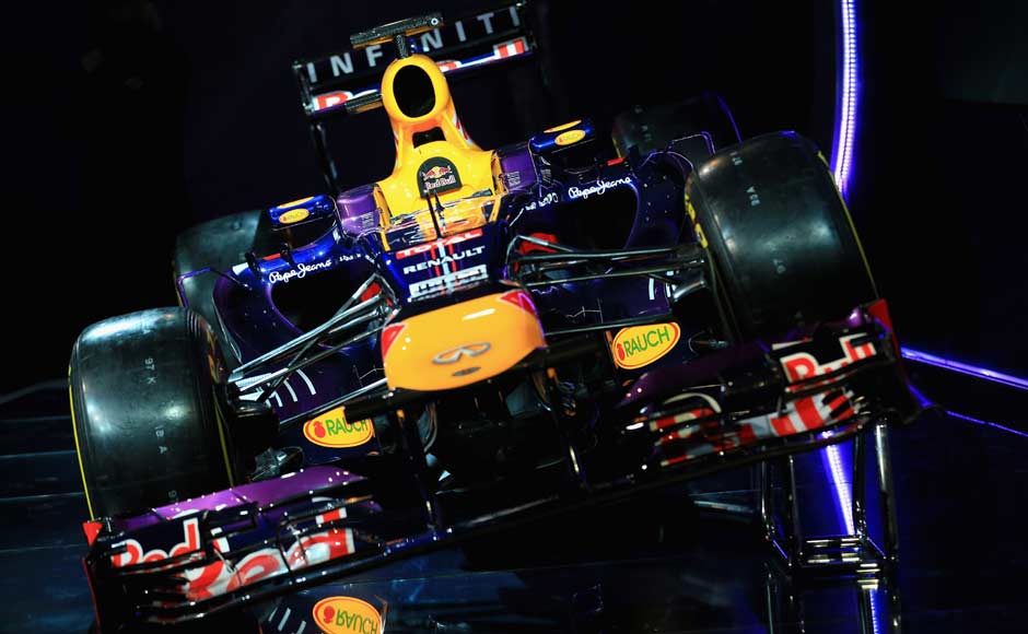 Red Bull's RB9 — designed by a team led by Adrian Newey, who said at the end of last year that it was getting harder and harder to find gains for the 2013 car given the rules stability. The team is aiming for a fourth consecutive constructor's championship. Getty Images Red Bull's RB9 — designed by a team led by Adrian Newey, who said at the end of last year that it was getting harder and harder to find gains for the 2013 car given the rules stability. The team is aiming for a fourth consecutive constructor's championship. Getty Images