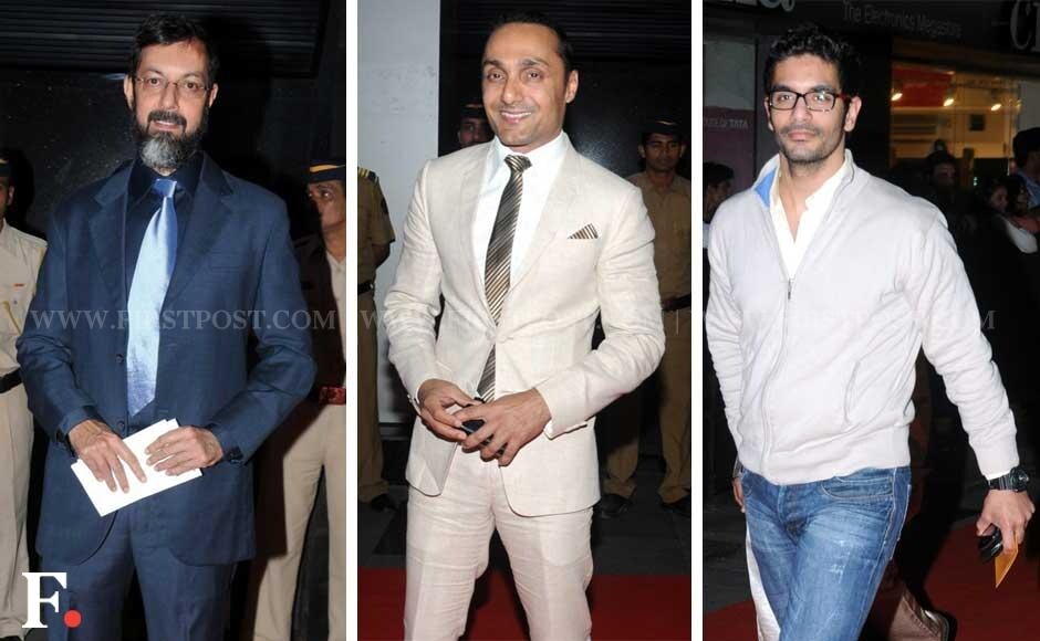 Rajat Kapoor, Rahul Bose and Angad Bedi at the premiere of Midnight's Children. Sachin Gokhale/Firstpost Rajat Kapoor, Rahul Bose and Angad Bedi at the premiere of Midnight's Children. Sachin Gokhale/Firstpost