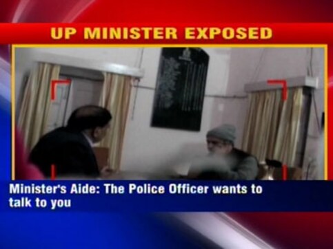 UP Minister caught on camera helping cattle smugglers UP Minister caught on camera helping cattle smugglers