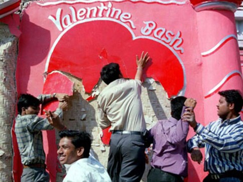 Saffron activists forcibly marry off couples celebrating Valentine's Day