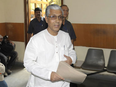 File image of Manik Sarkar. AFP