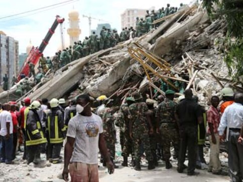 Tanzania building collapses; death toll stands at 18