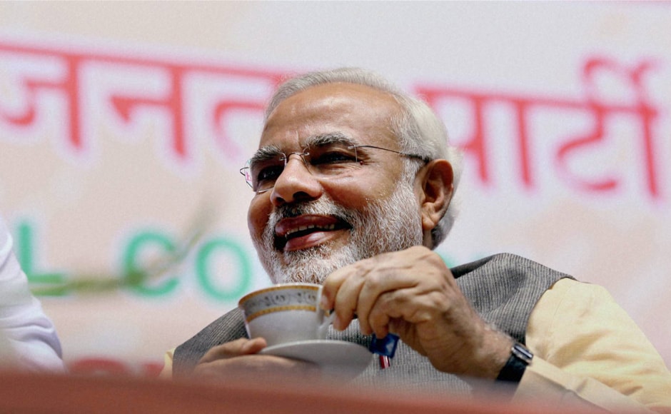 Gujarat Chief Minister Narendra Modi during the second day of Party National Council Meeting in New Delhi on Sunday. PTI Gujarat Chief Minister Narendra Modi during the second day of Party National Council Meeting in New Delhi on Sunday. PTI