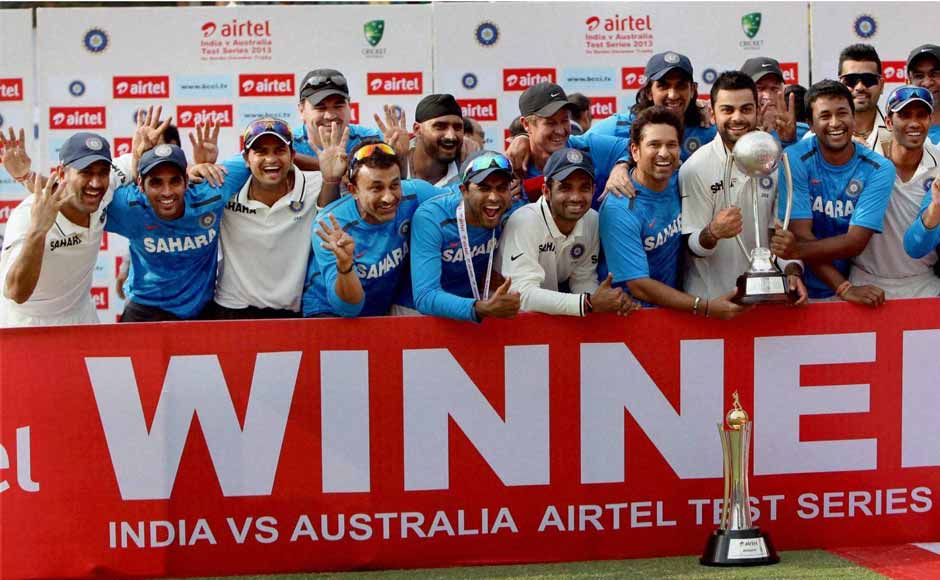 India completed a historic 4-0 clean sweep against Australia, winning the Delhi Test by an impressive six-wicket margin. PTI India completed a historic 4-0 clean sweep against Australia, winning the Delhi Test by an impressive six-wicket margin. PTI