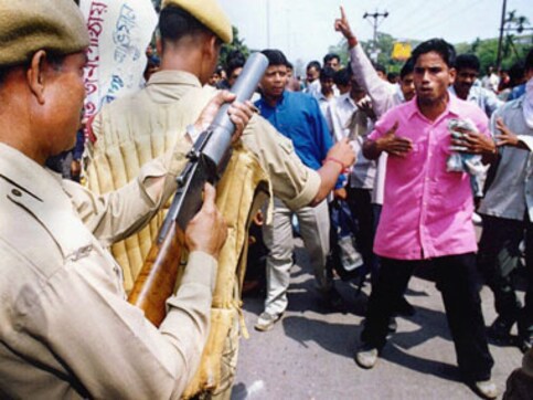 Second incident of police firing in Assam, one killed Second incident of police firing in Assam, one killed