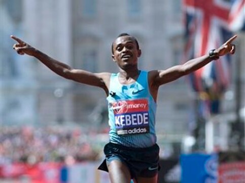 Kebede wins London Marathon amid tight security Kebede wins London Marathon amid tight security