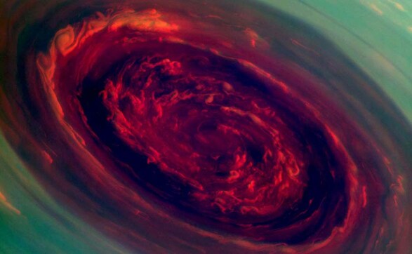 Image: Nasa captures stunning shot of hurricane on Saturn Image: Nasa captures stunning shot of hurricane on Saturn