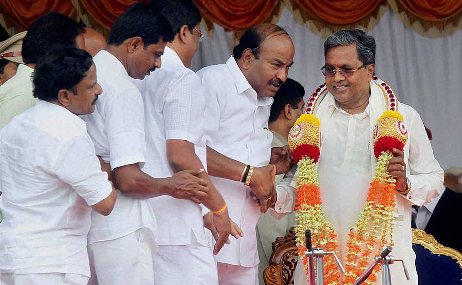 Images Siddaramaiah Is Sworn In As Karnataka Cm