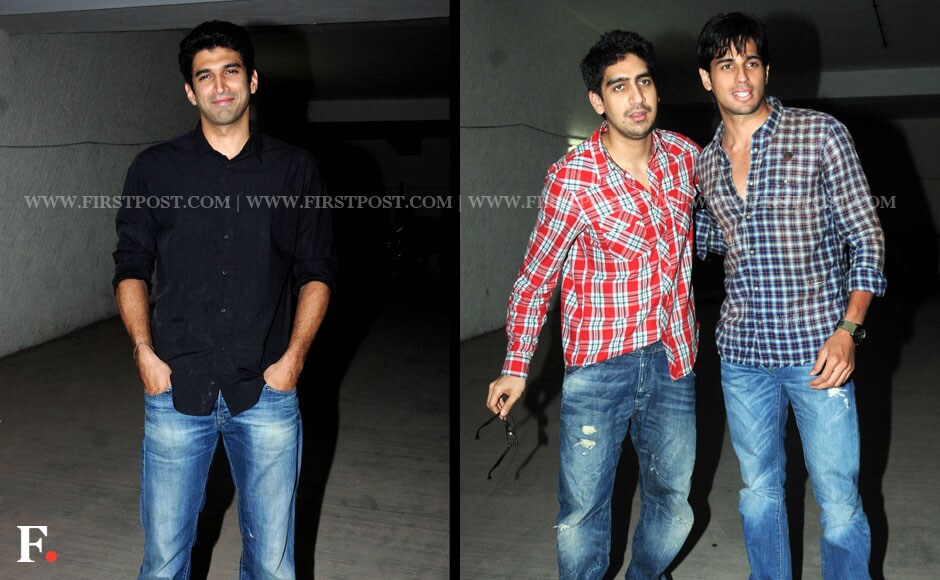 Aditya Roy Kapoor, Ayan Mukherji and Siddharth Malhotra. Sachin Gokhale/Firstpost Aditya Roy Kapoor, Ayan Mukherji and Siddharth Malhotra. Sachin Gokhale/Firstpost