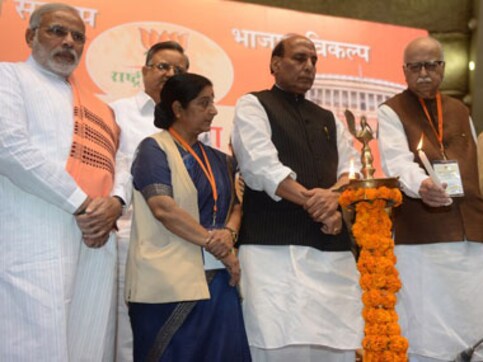 BJP discusses strategy for 2014 polls in meeting BJP discusses strategy for 2014 polls in meeting