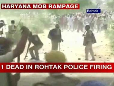 One killed as Police, protesters clash in Rohtak over opening of Ashram