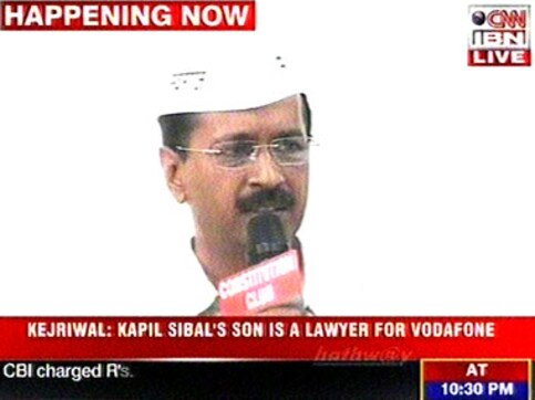 Vodafone tax case: Kejriwal targets Sibal, Essar denies allegations Vodafone tax case: Kejriwal targets Sibal, Essar denies allegations