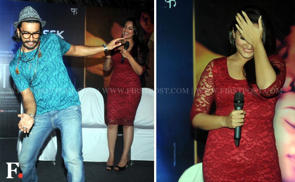 Sonakshi Sinha with Ranveer Singh. Sachin Gokhale/ Firstpost Sonakshi Sinha with Ranveer Singh. Sachin Gokhale/ Firstpost