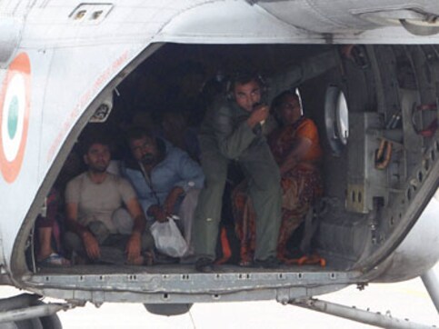 Helipads being built to speed up rescue in Uttarakhand Helipads being built to speed up rescue in Uttarakhand