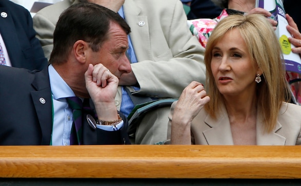 JK Rowling, Mo Farah and Stephen Fry, dazzle at Wimbledon JK Rowling, Mo Farah and Stephen Fry, dazzle at Wimbledon