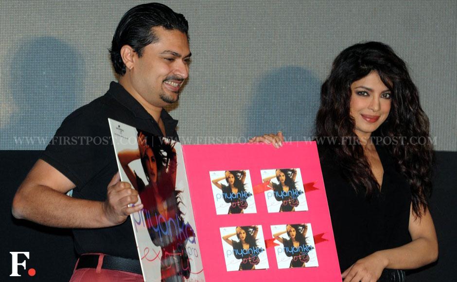 Devraj Sanyal MD-Universal Music with Priyanka Chopra at the video launch of the actor's second single number Exotic in Mumbai on Friday. Sachin Gokhale/Firstpost Devraj Sanyal MD-Universal Music with Priyanka Chopra at the video launch of the actor's second single number Exotic in Mumbai on Friday. Sachin Gokhale/Firstpost