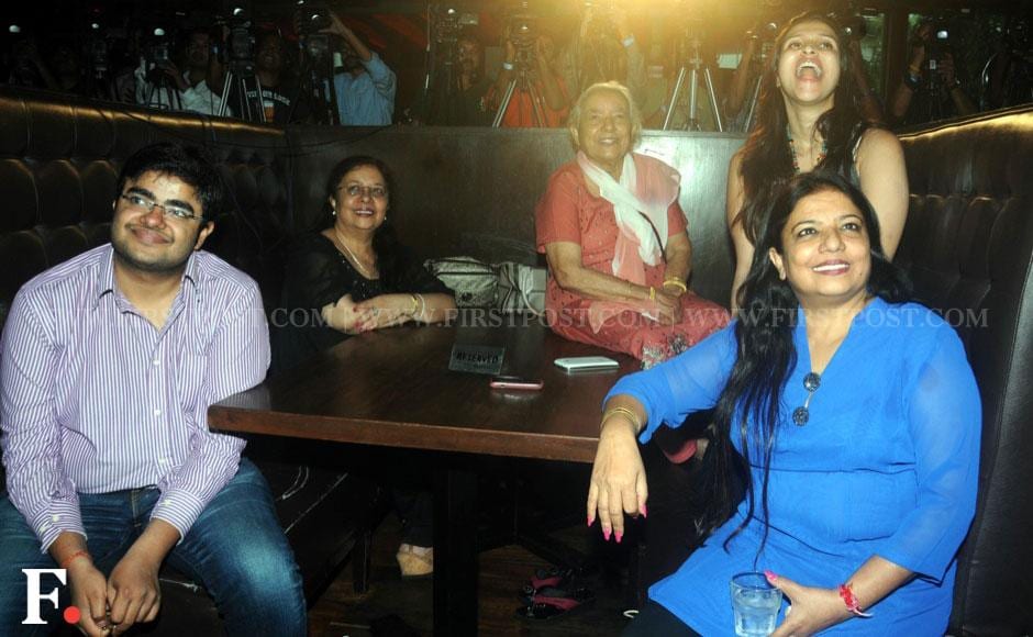 (L-R) Siddharth Chopra, Chandra Malti, Jyotsana Akhori, Barbie Handa, Priyanka Chopra's mother Madhu at the video launch of the actor's second single number Exotic in Mumbai on Friday. Sachin Gokhale/Firstpost (L-R) Siddharth Chopra, Chandra Malti, Jyotsana Akhori, Barbie Handa, Priyanka Chopra's mother Madhu at the video launch of the actor's second single number Exotic in Mumbai on Friday. Sachin Gokhale/Firstpost