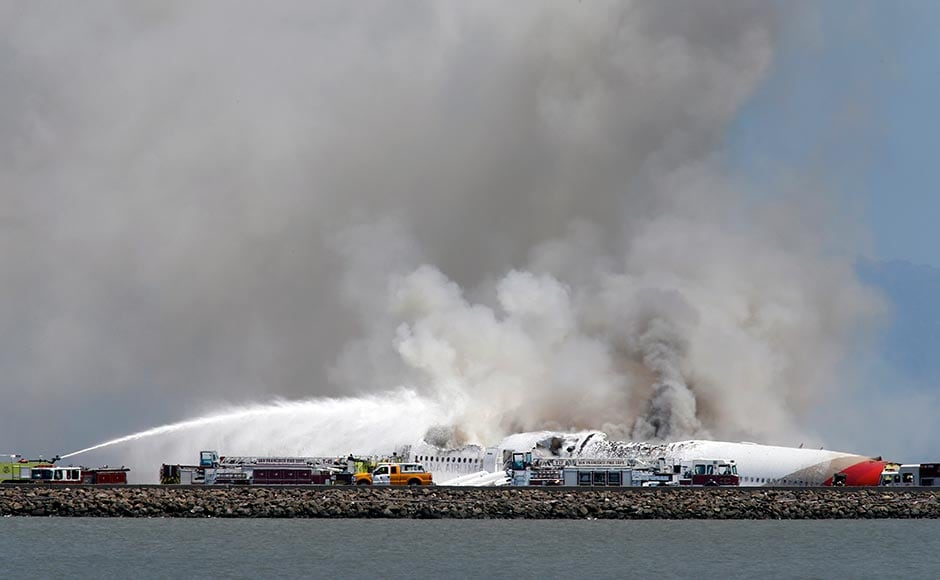 Emergency responders work at the site of the crash of Asiana Flight 214 at San Francisco International Airport in San Francisco. John Green/Bay Area News Group/Associated Press Emergency responders work at the site of the crash of Asiana Flight 214 at San Francisco International Airport in San Francisco. John Green/Bay Area News Group/Associated Press