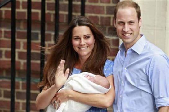 The bookies were right! William and Kate name new royal heir George The bookies were right! William and Kate name new royal heir George