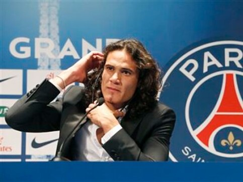 PSG sign Uruguay striker Cavani to five-year deal PSG sign Uruguay striker Cavani to five-year deal
