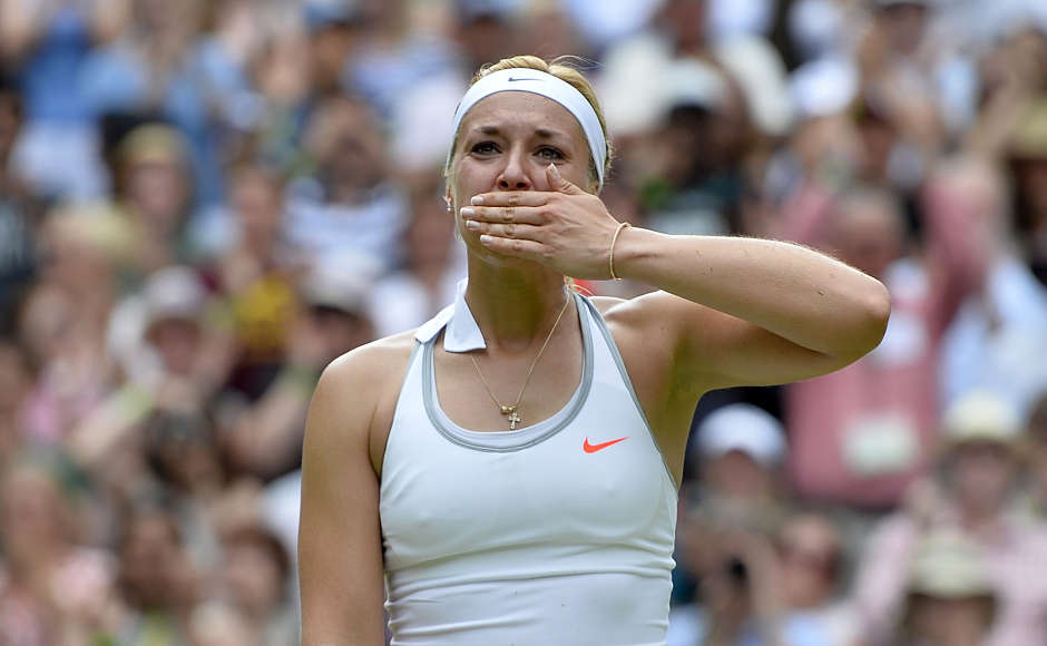 After the loss, Williams said: Come on, guys, let's get with it. She's excellent. She's not a pushover. And in the post-match interview, Lisicki was still shaking with joy. It was an emotional win. REUTERS/Toby Melville After the loss, Williams said: Come on, guys, let's get with it. She's excellent. She's not a pushover. And in the post-match interview, Lisicki was still shaking with joy. It was an emotional win. REUTERS/Toby Melville