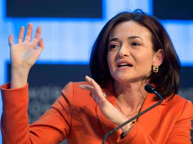 Facebook COO Sheryl Sandberg spreads message of gender equality at an investor conference