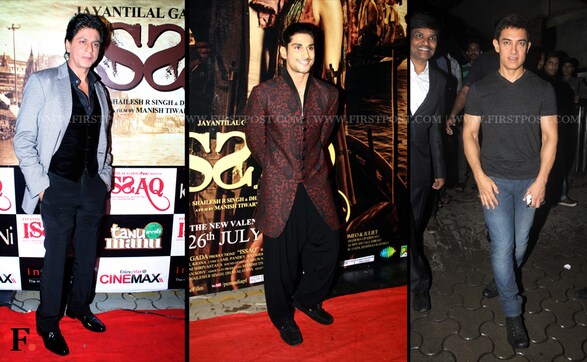 Spotted Aamir, SRK at the premiere of Prateik Babbar's film Issaq Spotted Aamir, SRK at the premiere of Prateik Babbar's film Issaq
