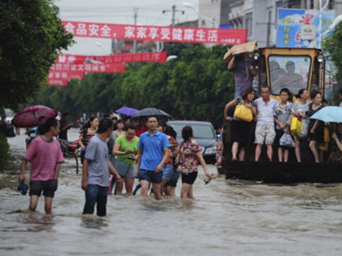 Heavy rains lash China; 56 killed, 27,000 houses collapse in floods, landslides and hailstorms Heavy rains lash China; 56 killed, 27,000 houses collapse in floods, landslides and hailstorms