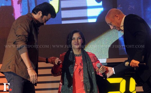 Anil Kapoor, Shabana Azmi and Anupam Kher launch the Indian version of 24 Anil Kapoor, Shabana Azmi and Anupam Kher launch the Indian version of 24
