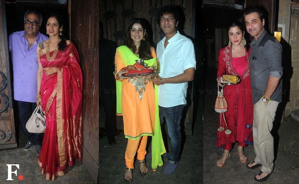 Photos: B-town celebs celebrate Karva Chauth Photos: B-town celebs celebrate Karva Chauth