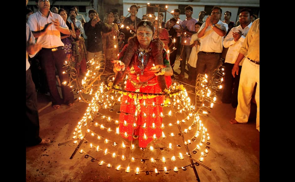 Images Garba, lights and festivities mark Navratri in India