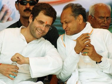 Image result for rahul gandhi and Ashok Gehlot
