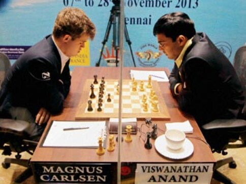 World Chess C'ship: Anand loses again, Carlsen a draw away from title