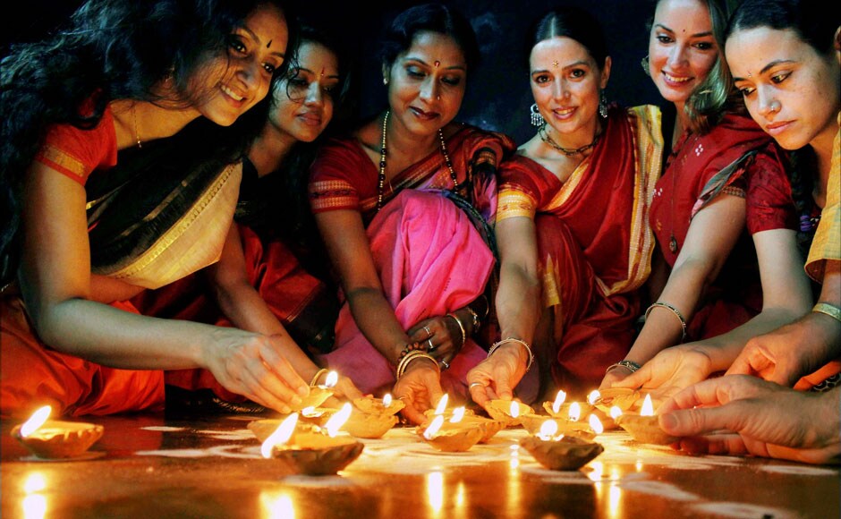 Odissi dancers celebrate diwali: PTI Odissi dancers celebrate diwali: PTI