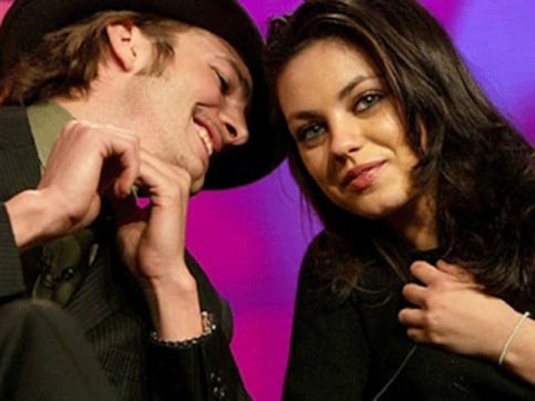 A royal wedding for Ashton Kutcher and Mila Kunis