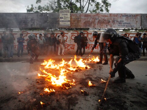 Five people injured in explosion at election rally in Nepal Five people injured in explosion at election rally in Nepal