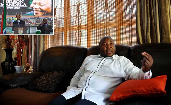 Photos: The 'fake' sign interpreter who sparked controversy at Mandela's memorial Photos: The 'fake' sign interpreter who sparked controversy at Mandela's memorial